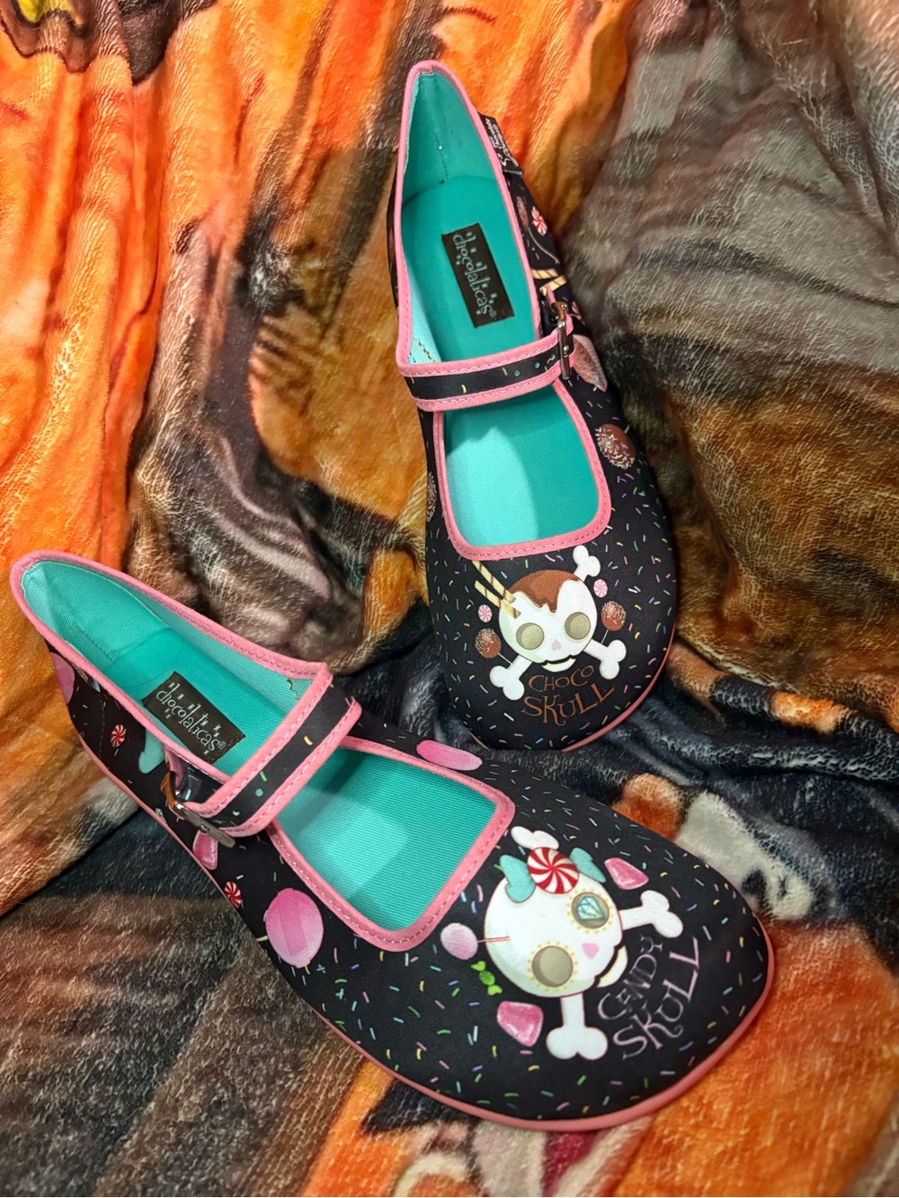 NWOT Hot Chocolate Design Candy Skull Size 9